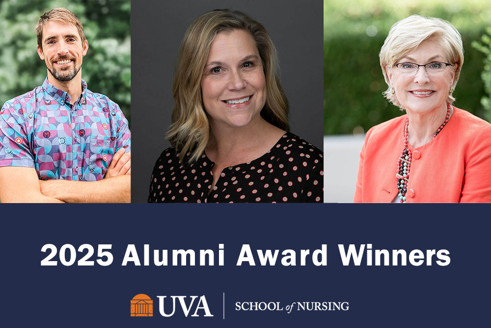 Portraits of three nurse graduates who won awards