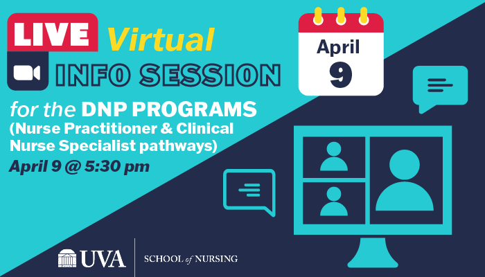 DNP Zoom info session graphic Apr. 9 2025