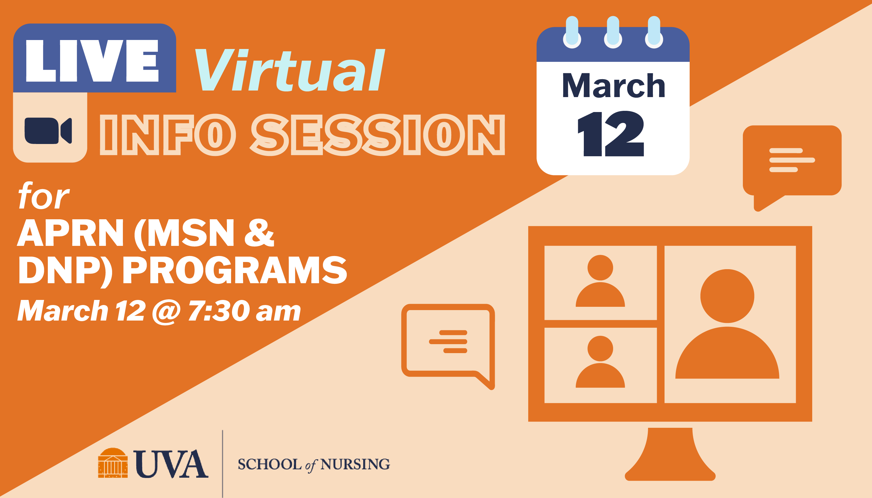 APRN Zoom info session graphic Mar. 12 2025