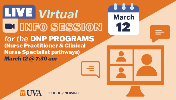 DNP Zoom info session graphic Mar. 12 2025