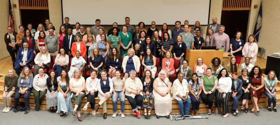 Faculty and staff for 2026-2027 gather in McLeod Hall auditorium