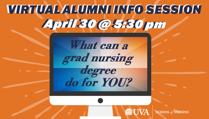 "What Can a Grad Nursing Degree Do for YOU?" Alumni-only Zoom info session