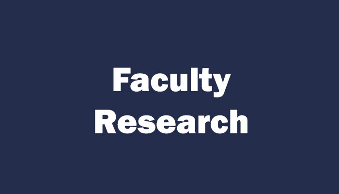 Faculty Research