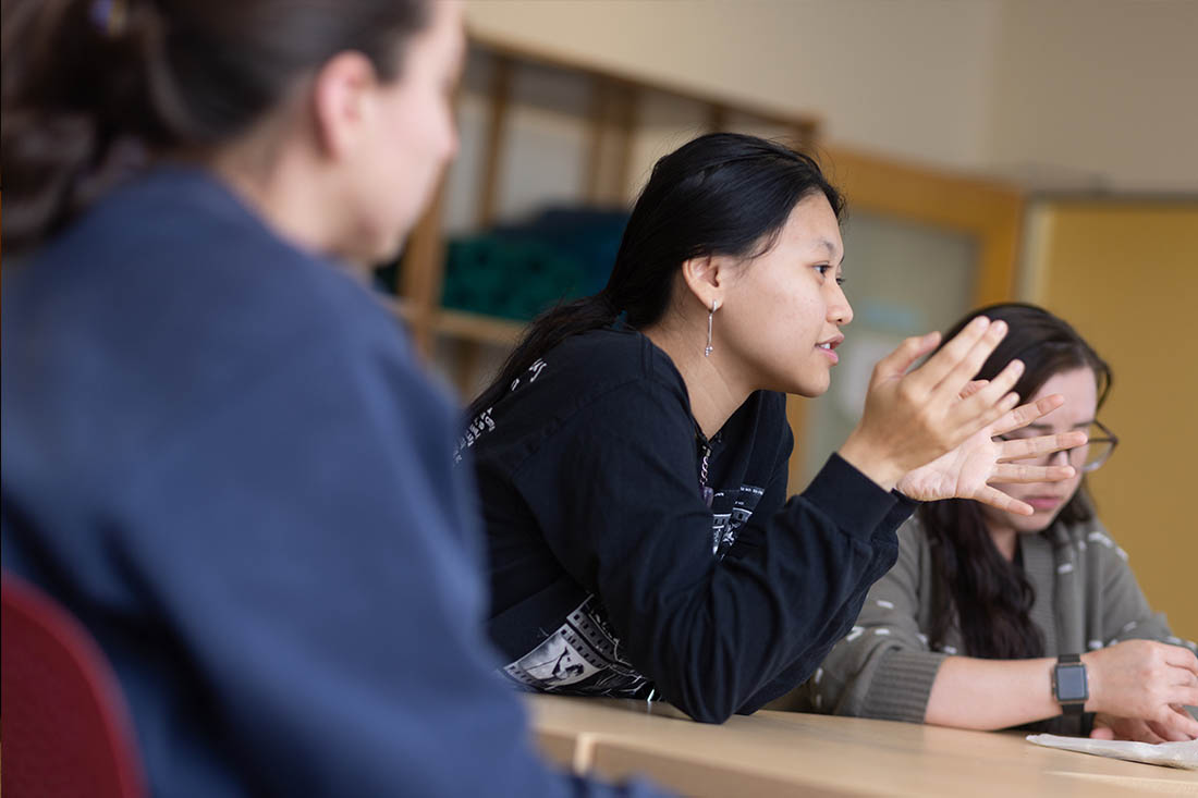 Students in a class