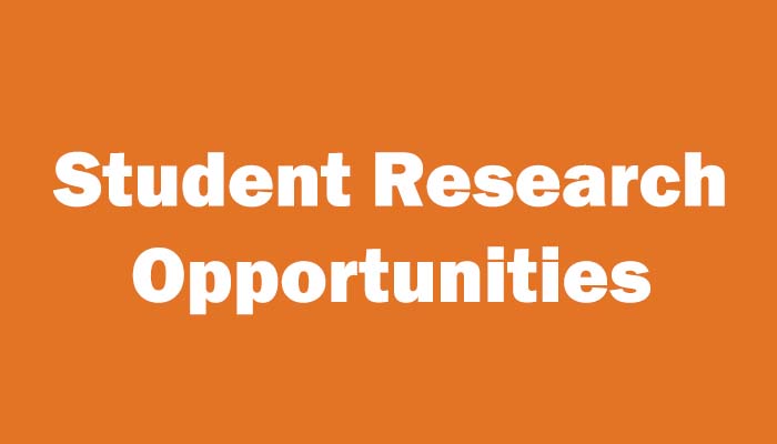 Student Research Opportunities